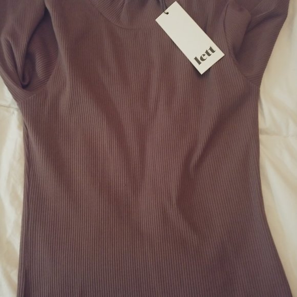 NEW Lett brand mocha mock turtleneck - Picture 8 of 8